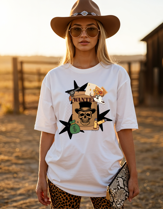 Wanted Dead or Alive Tee