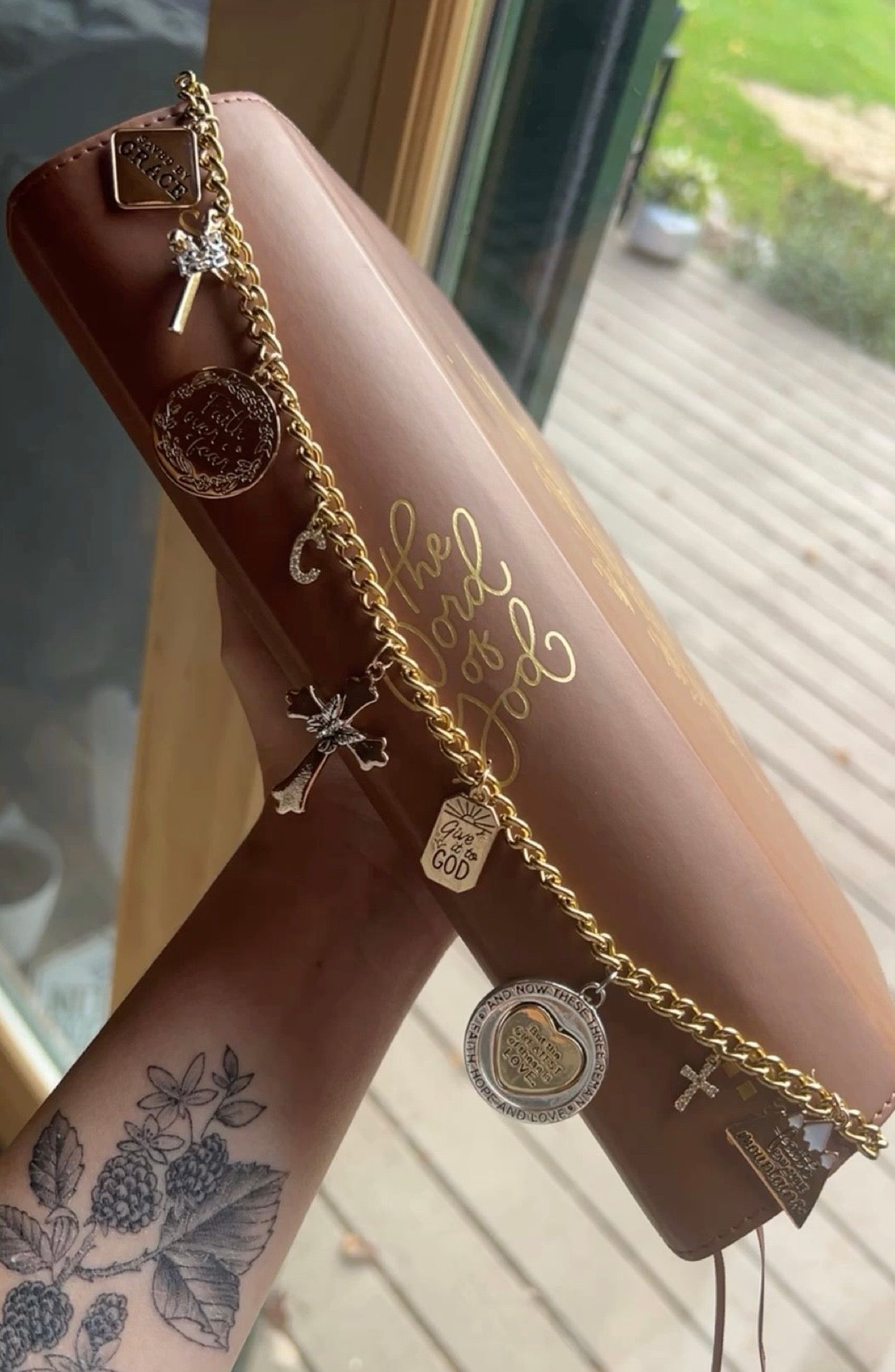 Bible Charm Necklace